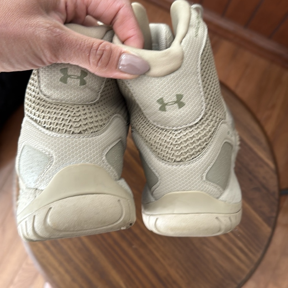 Under Armour Valsetz Neutral Tan Tactical Boots size 8 womens 6 men like new - Picture 8 of 8